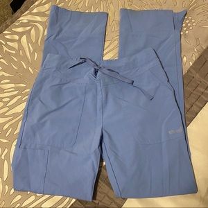 Light blue scrub pants